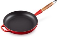 Le Creuset Koekenpan Signature rond houten handvat Kersenrood 26cm/2l