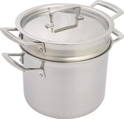 Le Creuset Kookpan met pastamand 20cm/5l