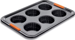 Le Creuset Bakvorm voor 6 taartjes 38,7x26,9cm