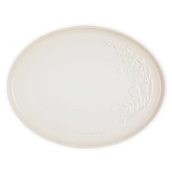 Le Creuset Ovale Serveerschaal 36cm Jardin Collectie Meringue