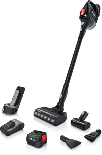 Bosch Serie 8 BCS82PWR25 handstofzuiger Zwart, Rood Zakloos