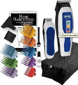 Wahl COLOR PRO COMBO, Blauw, Wit, 3 mm, 2,5 cm, AA, Alkaline, 230 mm