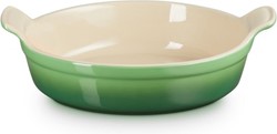 LE CREUSET - Aardewerk - Ovenschaal 24cm rond Bamboo