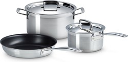 Le Creuset Pannenset RVS 3-Delig