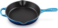 Le Creuset Skillet Signature rond hoog Azure 26cm