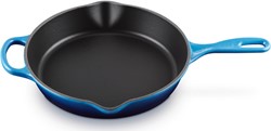 Le Creuset Skillet Signature rond hoog Azure 26cm