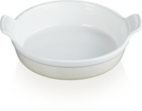 LE CREUSET - Aardewerk - Ovenschaal 24cm rond Meringue