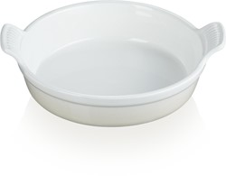LE CREUSET - Aardewerk - Ovenschaal 24cm rond Meringue