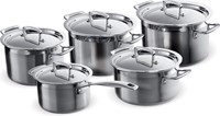 Le Creuset Pannenset 5-delig RVS-2