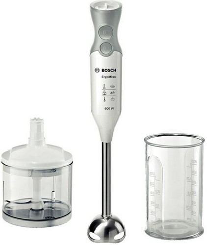 Bosch ErgoMixx MSM66120 Staafmixer 600 W Grijs, Wit
