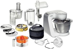 Bosch Styline keukenmachine 900 W 3,9 l Roestvrijstaal, Wit