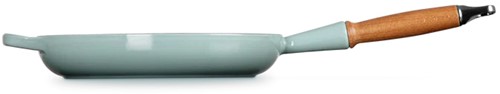 Le Creuset Koekenpan Signature met Houten handvat 'Sea Salt' Ø26cm-3