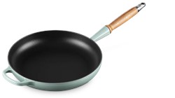 Le Creuset Koekenpan Signature met Houten handvat 'Sea Salt' Ø28cm
