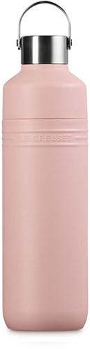 Le Creuset Drinkfles Dubbelwandig On The Go 1,0 Liter Shell Pink