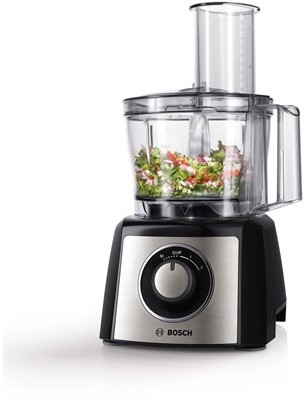 Bosch MCM3401M keukenmachine 800 W 2,3 l Zwart, Roestvrijstaal-2