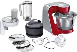Bosch MUM58720 keukenmachine 1000 W 3,9 l Grijs, Rood, Roestvrijstaal