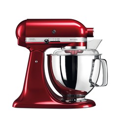 KitchenAid 5KSM175PSECA Artisan keukenmachine 300 W 4,8 l Rood