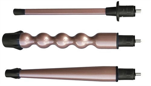 Carmen Shiny Curls Krulwand Warm Zwart, Roségoud 51 W 1,8 m-2