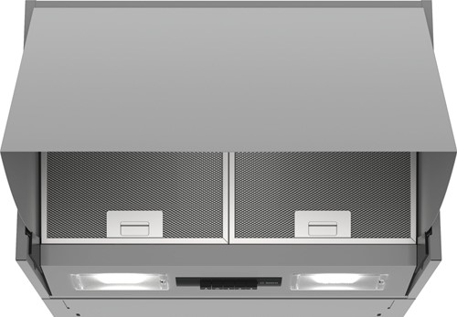 Bosch Serie 2 DEM66AC00 afzuigkap Semi-inbouw (uittrekbaar) Roestvrijstaal 625 m³/uur B