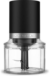 KitchenAid 5KTCR350BM elektrische hakmolen 0,83 l Zwart, Transparant