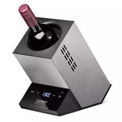 Caso Wijnkoeler 1 fles digitaal display 5-18gr. inox