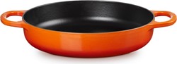 Le Creuset - Gietijzeren Hapjespan 28 Cm / 3,2 Liter - Oranjerood