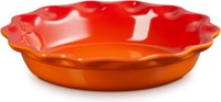 Le Creuset - Taartvorm 23 Cm - Rond Hoog - in Aardewerk - Oranjerood-2