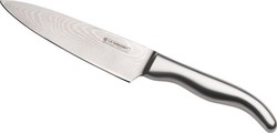 Le Creuset Chefmes met RVS heft, lemmet van Damast 15cm