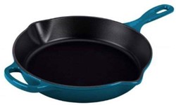 Le Creuset Skillet Signature rond hoog Deep Teal 26cm/2l