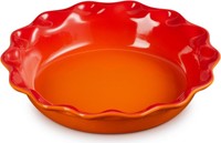 Le Creuset - Taartvorm 23 Cm - Rond Hoog - in Aardewerk - Oranjerood
