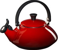 Le Creuset fluitketel Zen 1,5L kersenrood