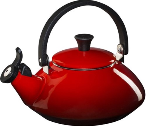 Le Creuset fluitketel Zen 1,5L kersenrood
