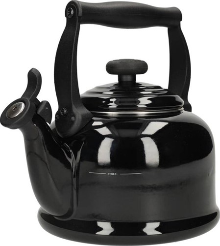 Le Creuset - Tradition Fluitketel Ebbenzwart 2,1l-2