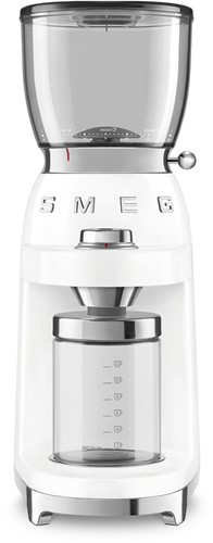 Smeg CGF11WHEU koffiemolen 150 W Transparant, Wit