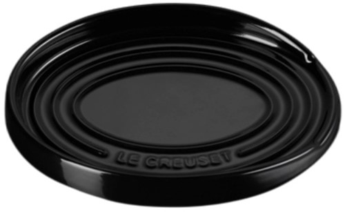 Le Creuset - Lepelhouder ovaal Ebbenzwart 15cm