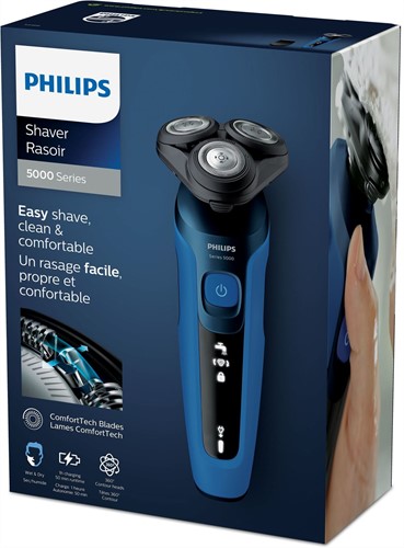 Philips SHAVER Series 5000 Elektrisch scheerapparaat voor nat/droog, ComfortTech-mesjes-2