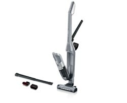 Bosch Serie 4 BCH3K2301 steelstofzuiger & elektrische bezem Zakloos 0,4 l Zilver