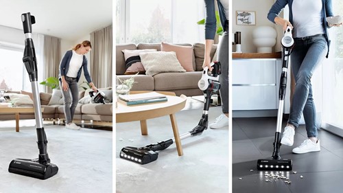 Bosch BCS711XXL steelstofzuiger & elektrische bezem Zakloos 0,3 l Wit-2