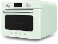 Smeg COF01PGEU stoomoven Klein Groen, Roestvrijstaal Knoppen, Draaiknop-2