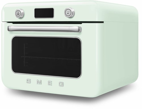 Smeg COF01PGEU stoomoven Klein Groen, Roestvrijstaal Knoppen, Draaiknop-2