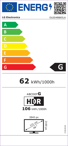 Energielabel afkomstig van Icecat, automatisch ingelezen op 13-04-2026.
