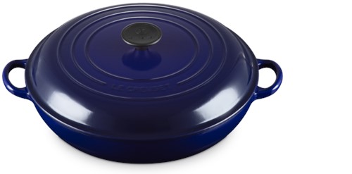 Le Creuset Gietijzeren Campagnard  30 cm / 3.5 Liter Indigo-2