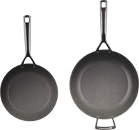 Le Creuset - Pannenset - Les Forgées TNS - 1x koekenpan ø 24 en 1x Sauteerpan 28 cm - Standaard anti-aanbaklaag-3