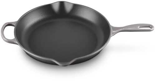 Le Creuset Skillet Hoog in Geëmailleerd Gietijzer 30 cm Flint-2