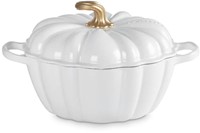 Le Creuset Gietijzeren Braadpan Pompoen Wit ø24cm / 3.7L