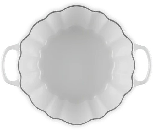 Le Creuset Gietijzeren Braadpan Pompoen Wit ø24cm / 3.7L-3