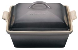 Le Creuset Heritage Ovenschaal met Deksel Vierkant 23cm Flint