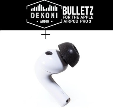 Dekoni Audio Bulletz for Apple AirPods Pro 3 Large (3 Pack)-3