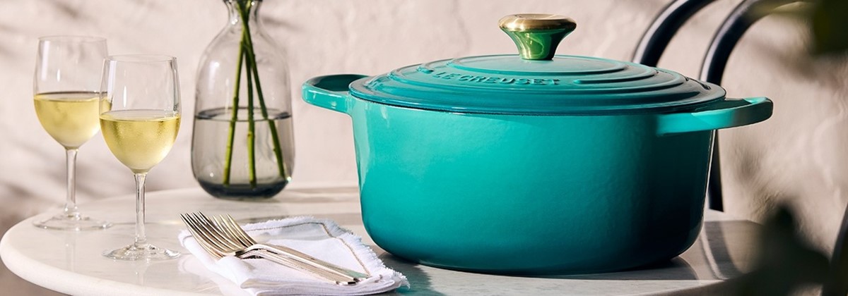 Ontdek de nieuwe Le Creuset Bleu Riviera kleur van 2026